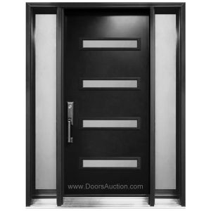 Single Modern Doors with two sidelites - Mississauga