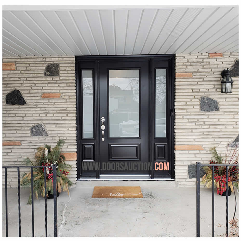 Installed steel door in Mississauga