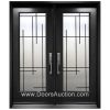 Double Doors Full Wrought iron glass Pasadena