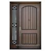 Fiberglass door Mahogany Grain Rustic - Century