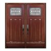 Oak Craftsman Panel 3 - Fiberglass double door-3