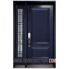 Single Steel Door - One Sidelite Full Glass- Blue Serenne Brampton