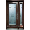 Single Door - One Sidelite Full - Dark Brown METIS Brampton