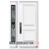 Single steel Door - One Sidelite Full GOTICO White Hamilton