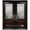 Steel Double Door 3 Quarters Bistro - Dark Brown Mississauga