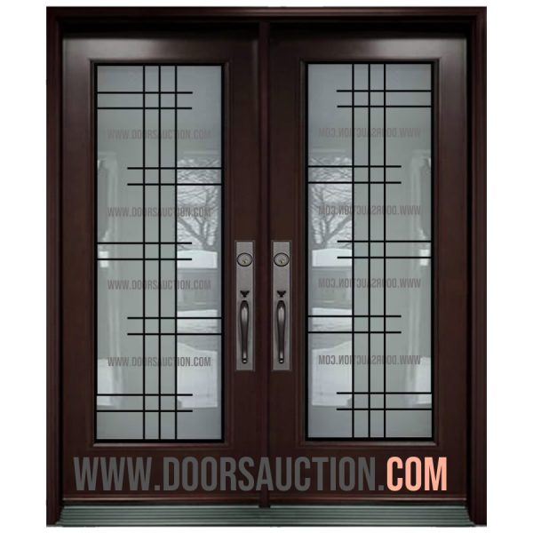 Steel Double Door Full Dark Brown Serenne Mississauga