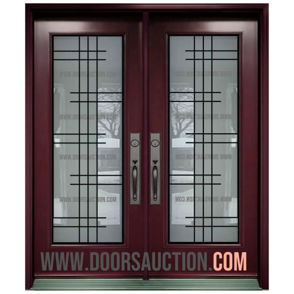 Steel Double Door Full Red Dark Serenne Woodbridge