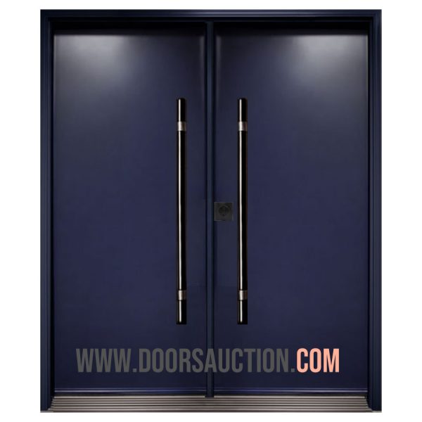 Steel Double Modern Door Blue Brampton