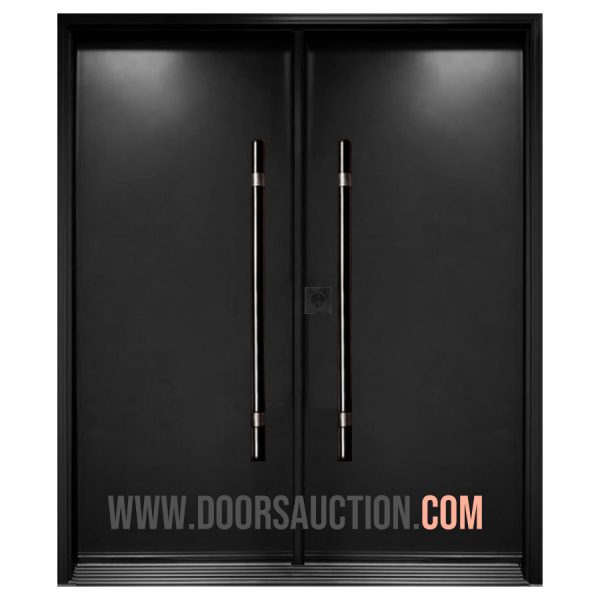 Steel Double Modern Door Dark Grey Toronto