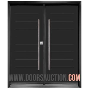 Double Front Entry Door Modern Design Stainless Steel Pull Bar